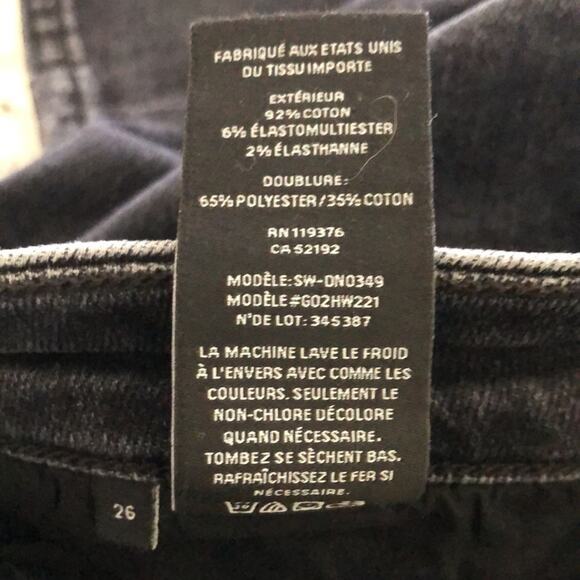 HELMUT Lang Cropped skinny flare jeans size 26 - Picture 4 of 15